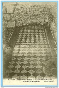 CARTE POSTALE F A 6031 HIPPONE ALGERIE PROPRIETE CHEVILLOT MOSAIQUE ROMAINE . CLICHE ANTONIN