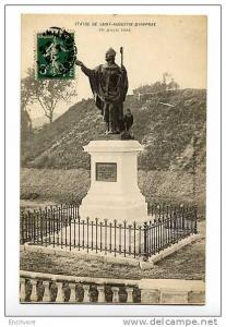 cpa statue de SAINT AUGUSTIN  d' HIPPONE