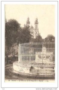 BONE HIPPONE  le tombeau de saint augustin à hippone      bône