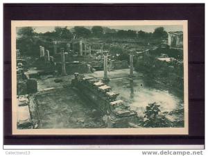 ALGERIE - Hippone - ruines de villas romaines et mosaique de la Chasse