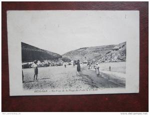 Beni Saf Un Coin de la Plage du Puits le 15 Aout Algerien CPA AK