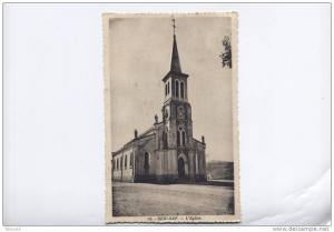 BENI-SAF- l'église carte abimée voir scan.(dos)