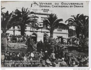 ALGERIE..ORAN..BENI SAF VOYAGE DU GOUVERNEUR....TRES BELLE PHOTO...NON. ECRITE....‹  (•¿•)›