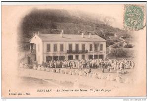 ALGERIE - BENI SAF - LA DIRECTION DES MINES UN JOUR DE PAYE en l'état taches voir scan