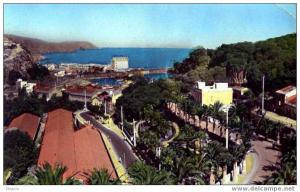 ALGERIE - BENI-SAF - ROUTE DU PORT ET LA MAIRIE -