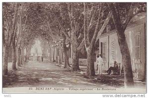 Algérie - M173 - Beni Saf - Village supérieur - Le boulevard - bon état général