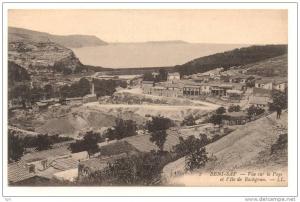 tunisie  BENI-SAF vue sur le pays et l'ile de rachgoun
