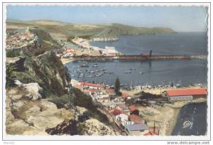 Béni - Saf  Le Port et la plage , format 9*14 .