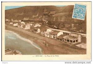 ALGERIE - ref no 91- beni-saf - la plage et les villas   - bon etat