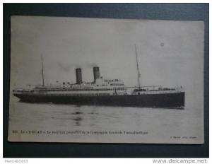 Le  TIMGAD   -  Le nouveau paquebot de la Compagnie Générale Transatlantique