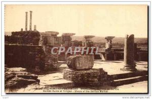 CPA Ruines Romaines De Timgad Roman Ruins at Timgad Shops of the