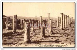 CPA Ruines Romaines De Timgad Petit Marche de