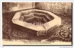 CPA Ruines Romaines De Timgad Baptistere Byzantin