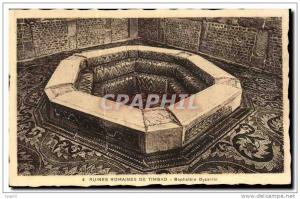 CPA Ruines Romaines De Timgad Baptistere Byzantin Algerie