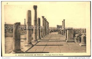 dg21268 Timgad Ruines Romaines Portique Nord du Forum Kat. Algerien