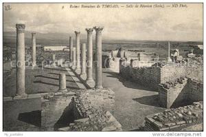 dg21274 Timgad Ruines Romaines Salle de Reunion Kat. Algerien