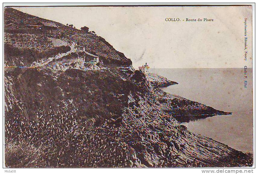 ALGERIE. COLLO. ROUTE DU PHARE