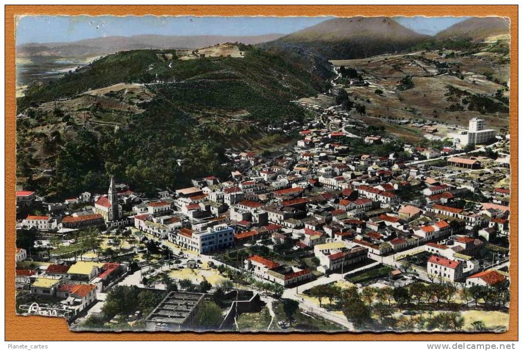 Algérie / COLLO - Vue aérienne (années 50) - cf. état