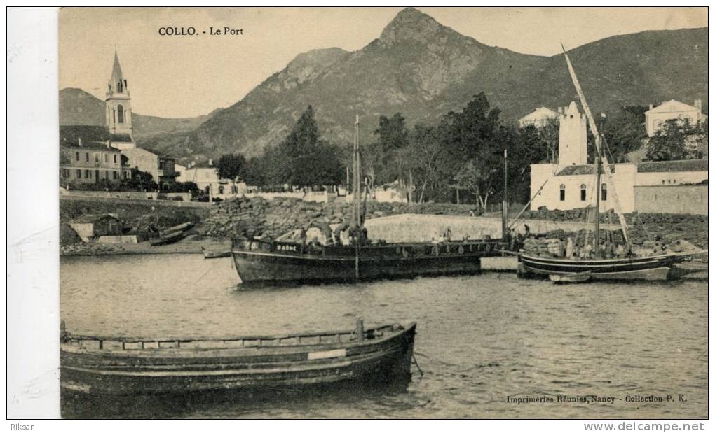 ALGERIE(COLLO) BATEAU DE PECHE