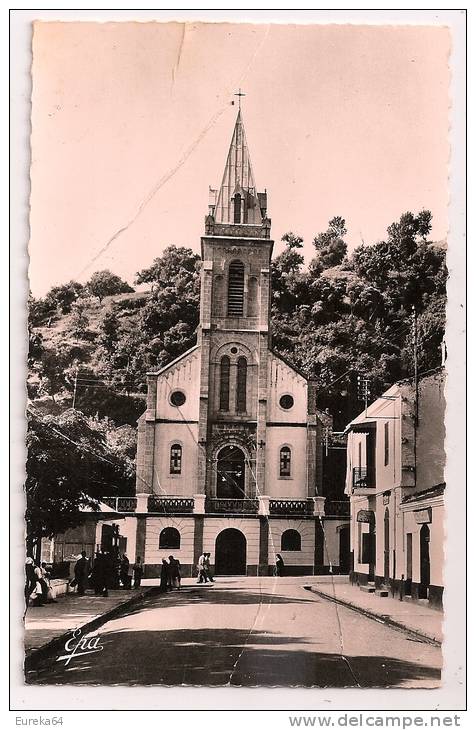 Algérie - COLLO - L'Eglise - format 9 x 13,8 cm - en l'état -