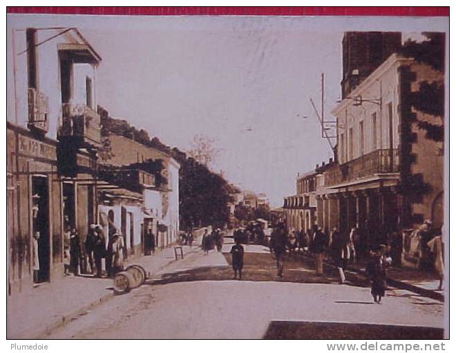 cpa Algérie COLLO animée RUE PRINCIPALE commerces  voir détails ** Achat Direct **