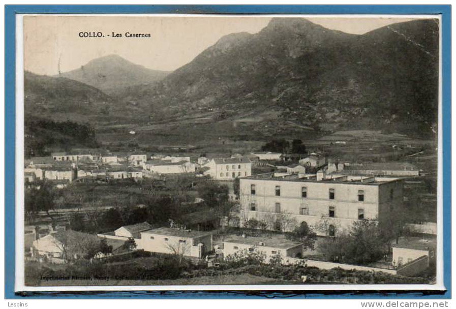ALGERIE --  Collo - Les casernes
