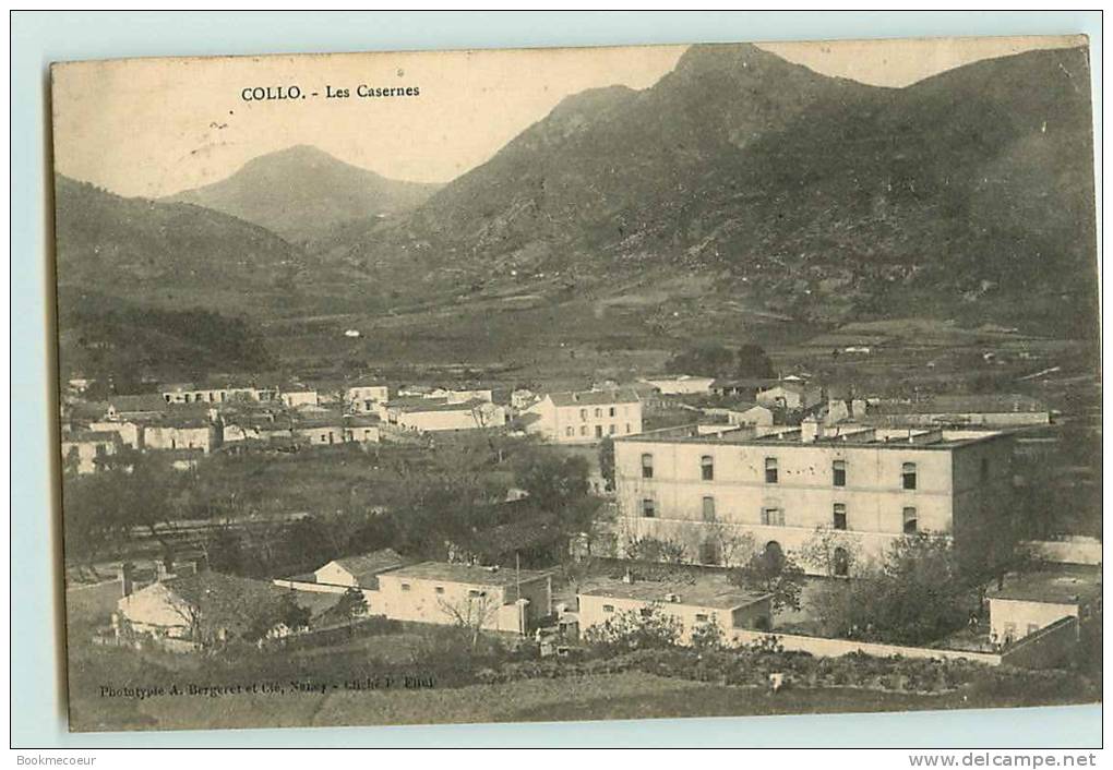 COLLO  les casernes  JAMAIS VUE SUR DELCAMPE  Pour Melle DECHAUME du Creusot