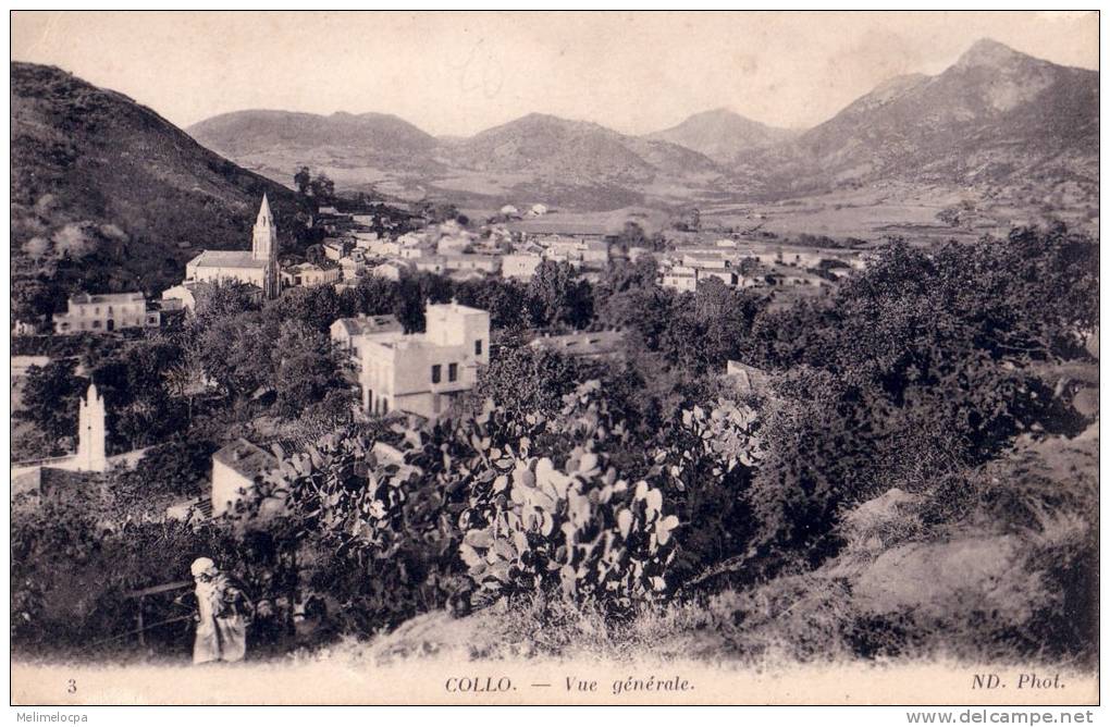 CPA/CPSM carte postale ancienne AFRIQUE ALGERIE COLLO vue générale