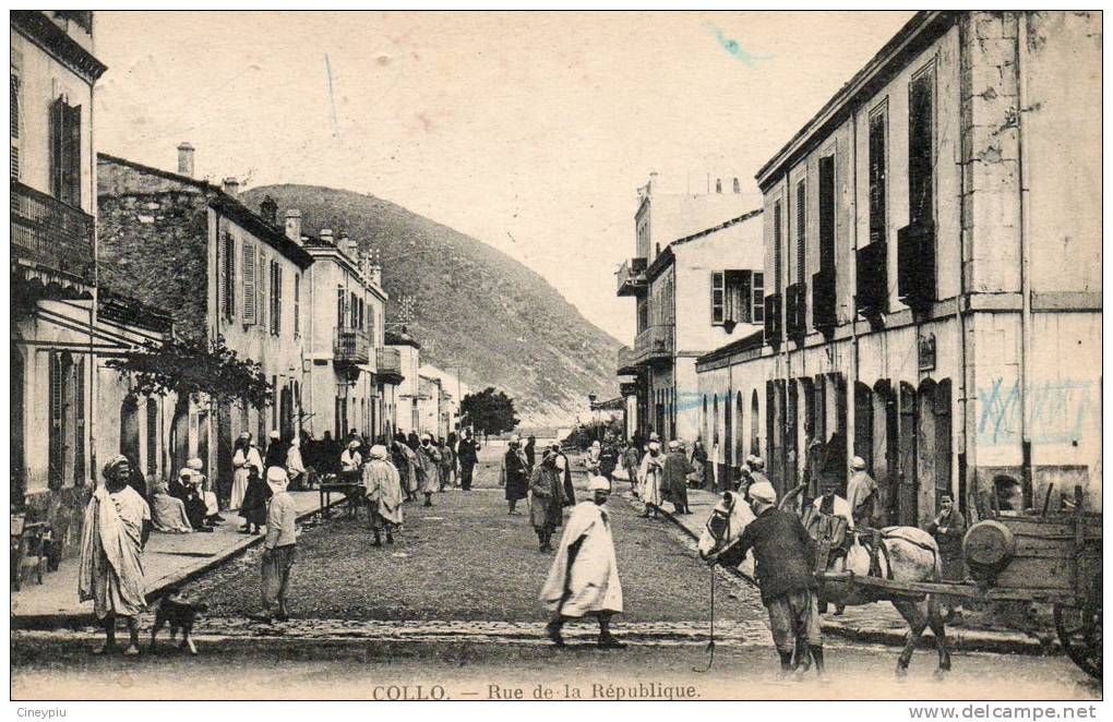 Collo - Rue de la République - Très RARE  - Belle animation