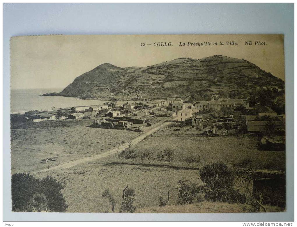 ALGERIE    COLLO  -  La Presqu'île et la  VILLE