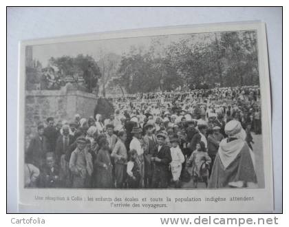 1912 -  Enfants à COLLO Algérie   - Ancienne coupure de presse avec PHOTO