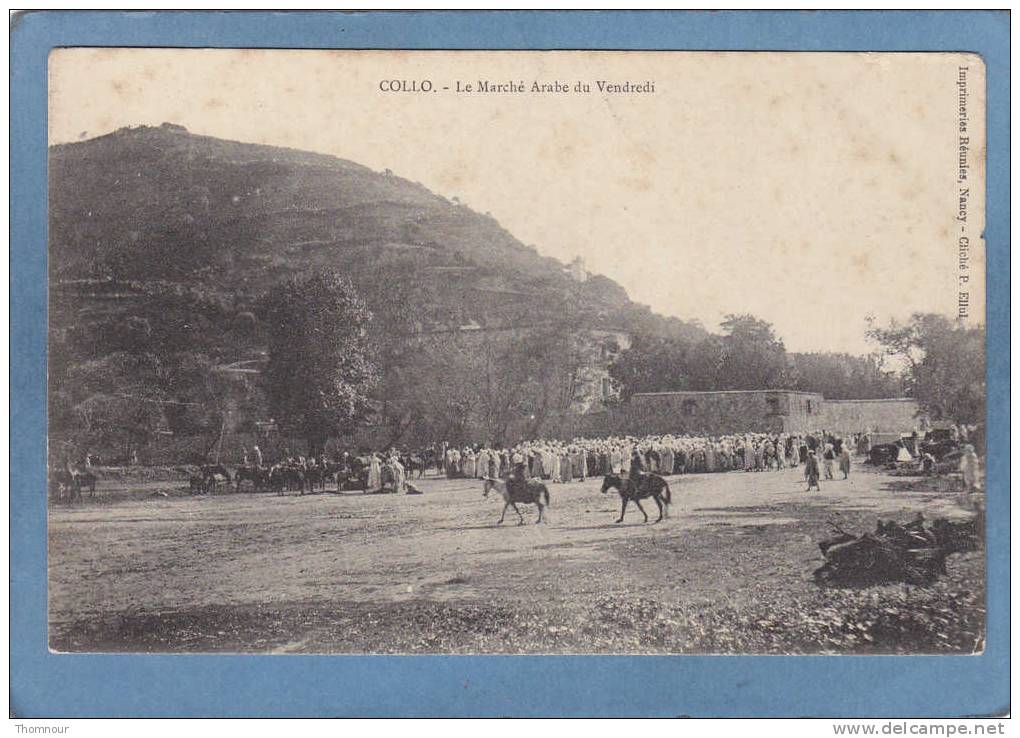COLLO  -  Le  Marché  Arabe  du  Vendredi -  BELLE CARTE  ANIMEE -
