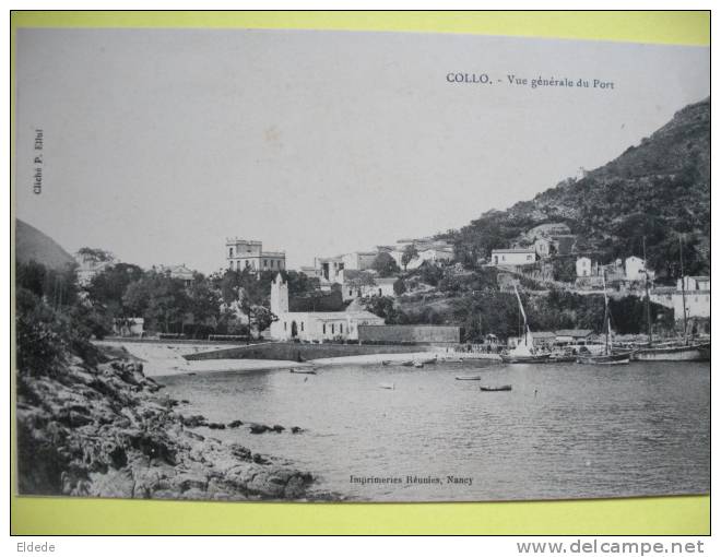 Collo carte double Vue generale du port  Cliché P. Ellul