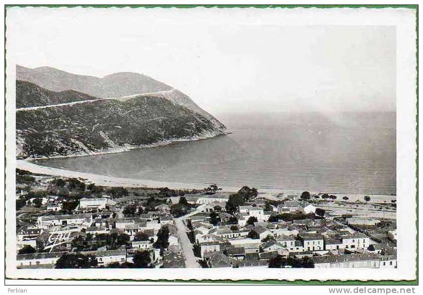AFRIQUE. ALGERIE. COLLO. Vue Générale sur La Baie. Carte Dentelée.