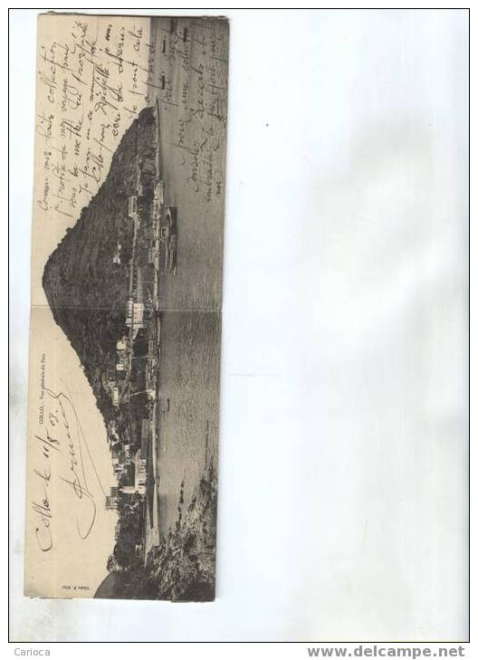 CP PANORAMIQUE COLLO ALGERIE  EN 1908