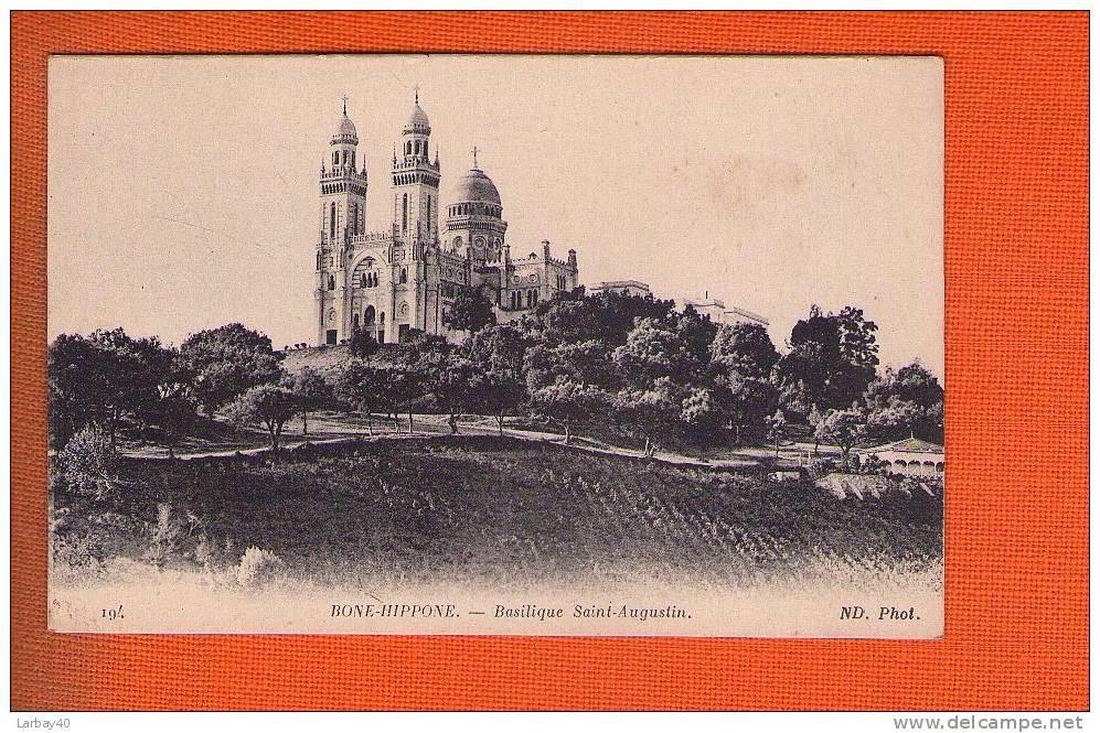 1 cpa BONE hippone basilique saint augustin