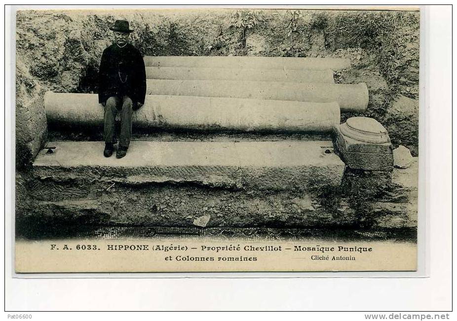 AFRIQUE     ALGERIE   HIPPONE    MOSAÏQUE PUNIQUE