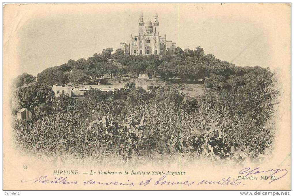 CPA / ALGERIE - HIPPONE - LE TOMBEAU ET LA BASILIQUE SAINT AUGUSTIN