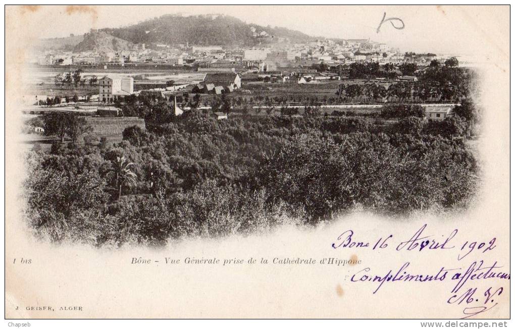 bône vue générale prise de la cathédrale d'hippone PRECURSEUR