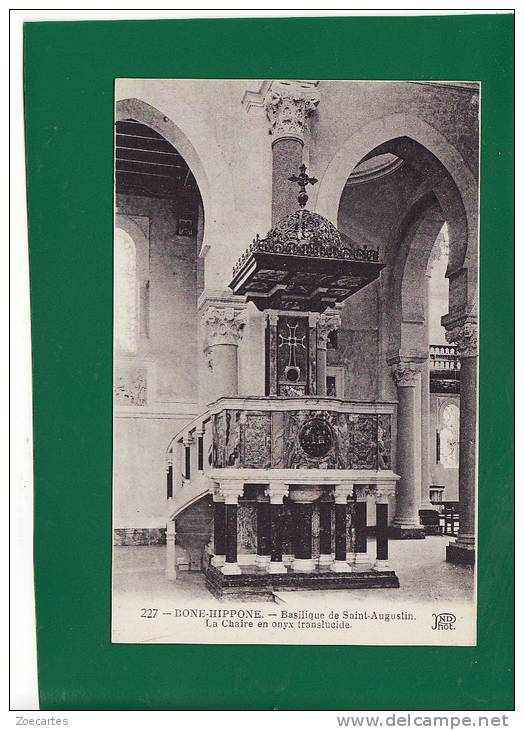 +751/  BONE HIPPONE  chaire de saint augustin  TrèsTrèsBon état  7