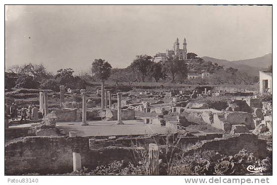 ALGERIE.  BONE.  RUINES D HIPPONE ET BASILIQUE ST AUGUSTIN
