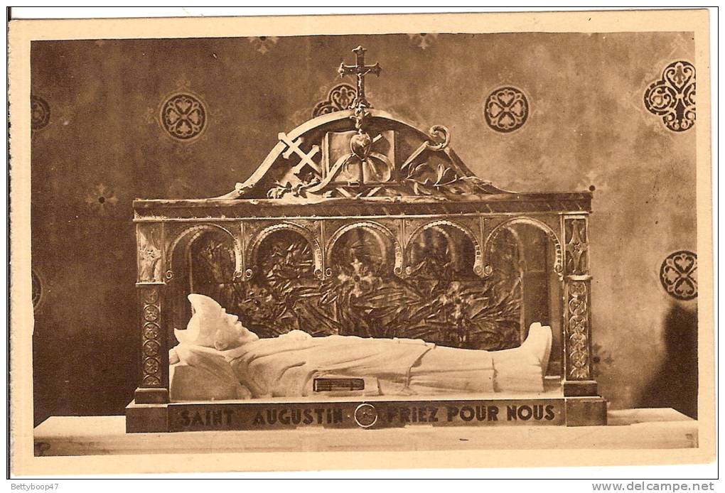 ALGERIEBONE HIPPONE CHASSE ET STATUE RELIQUAIRE DE SAINT AUGUSTIN