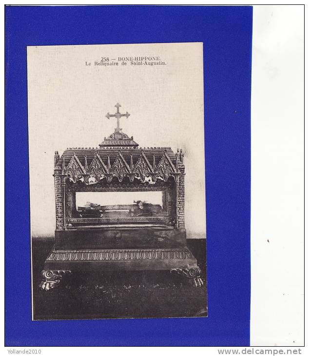7540/   bone hippone reliquaire de saint augustin    (état Trés Très bon)