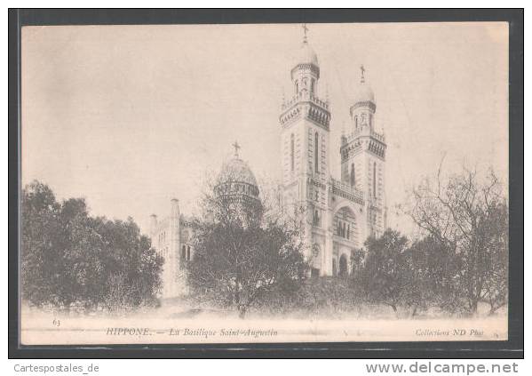 CPA Hippone, La Basilique Saint-Augustin
