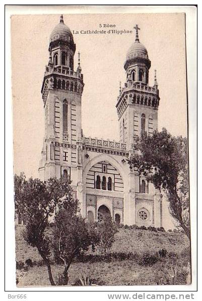 OLD ALGERIA POSTCARD - BONE -  la cathedrale d´hippone