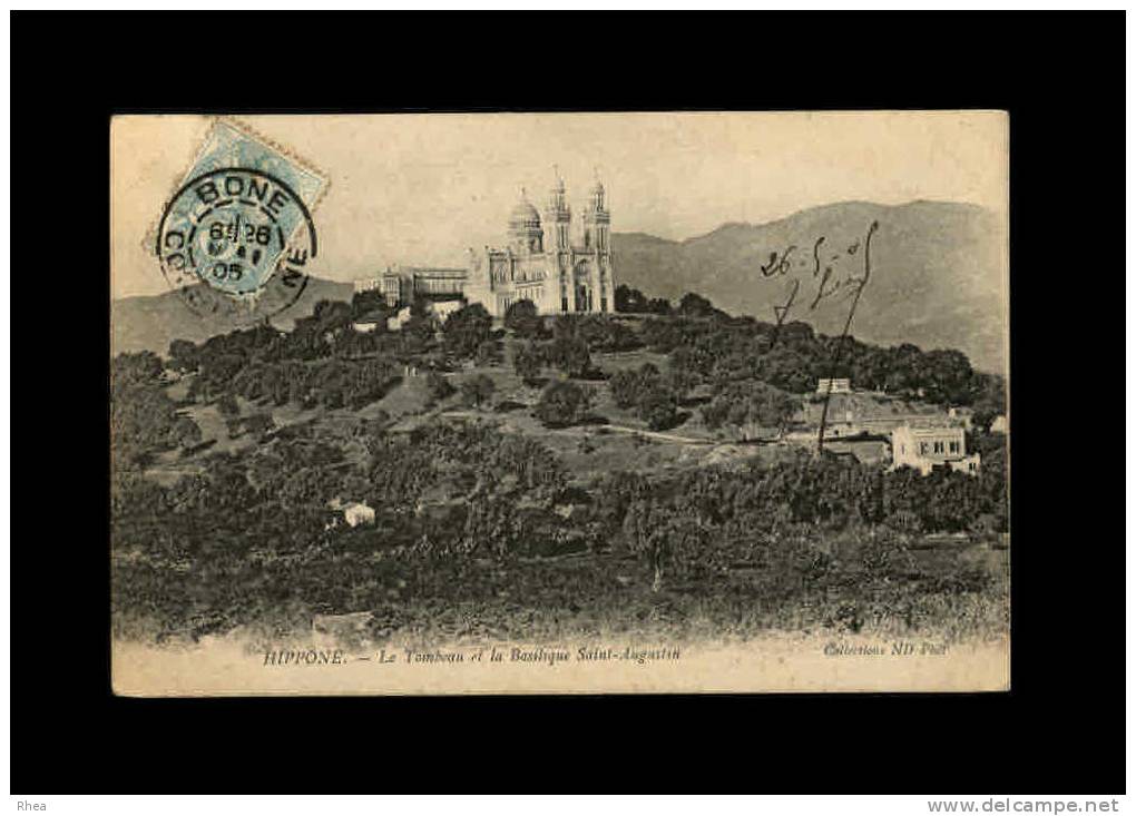 ALGERIE - HIPPONE - L etombeau et la basilique Saint-Augustin