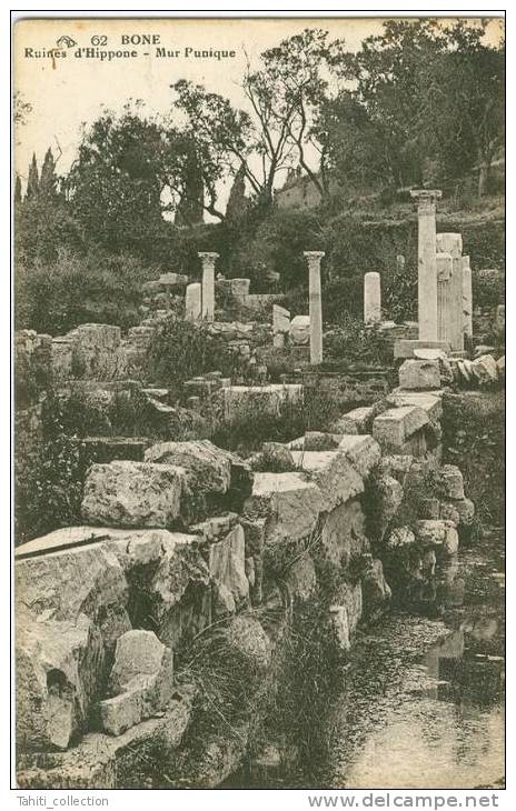 BÔNE - Ruines d'Hippone - Mur punique