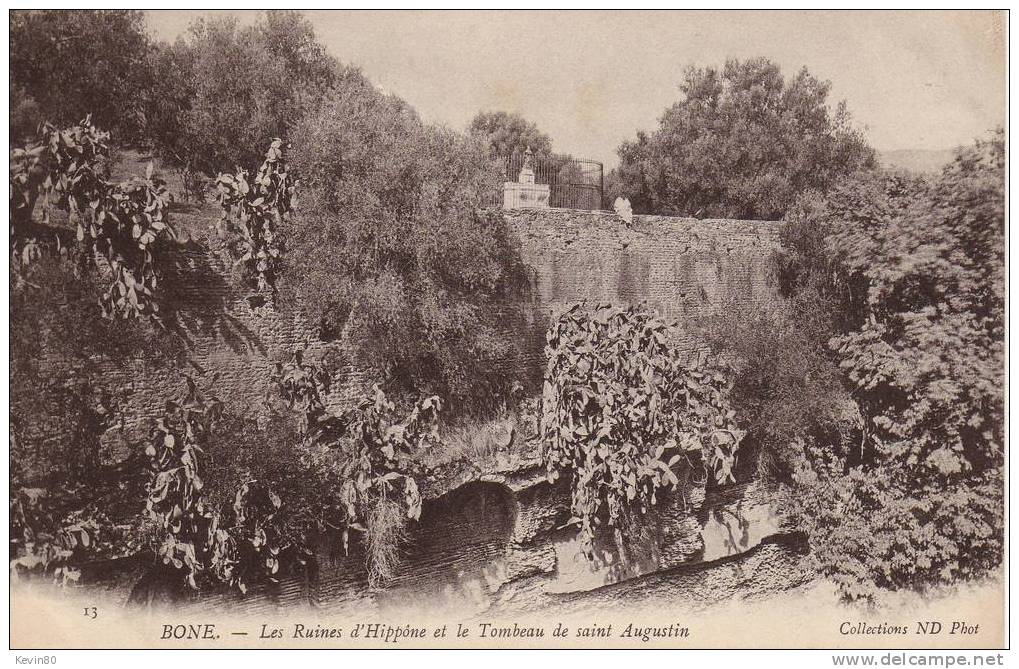 ALGERIE BONE Les Ruines d'Hippône et le Tombeau de saint Augustin