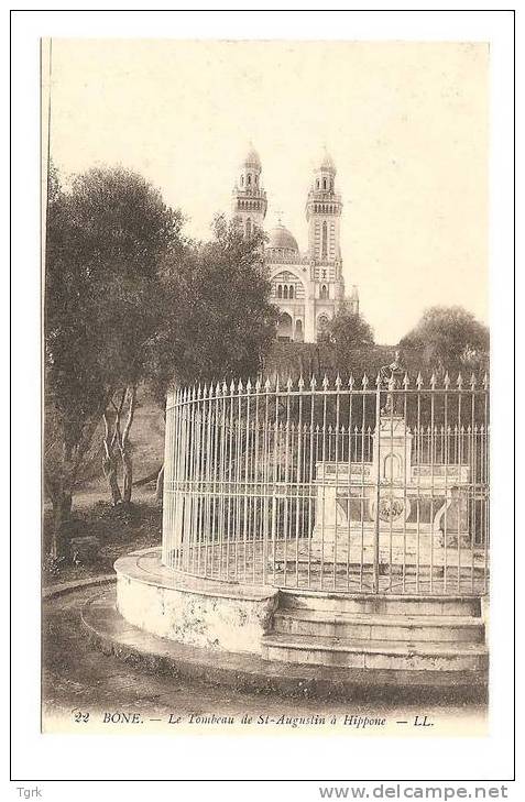 BONE HIPPONE  le tombeau de saint augustin à hippone      bône