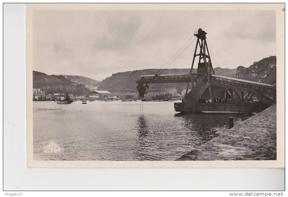 Béni Saf L´embarcadère et le port mine carrière minerai carte peu courante